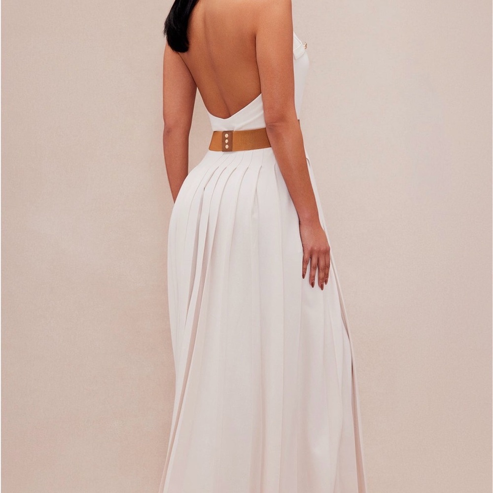 Maya Pleated Maxi Dress - Picture 4 of 4